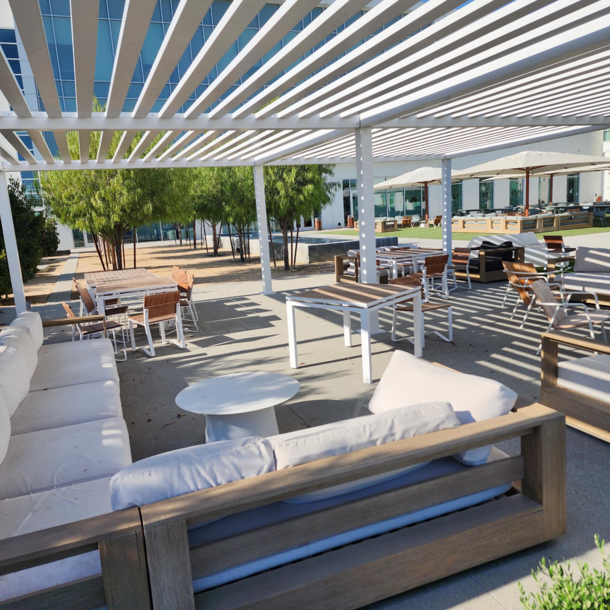 CUSM Courtyard event space, view 3 of 4