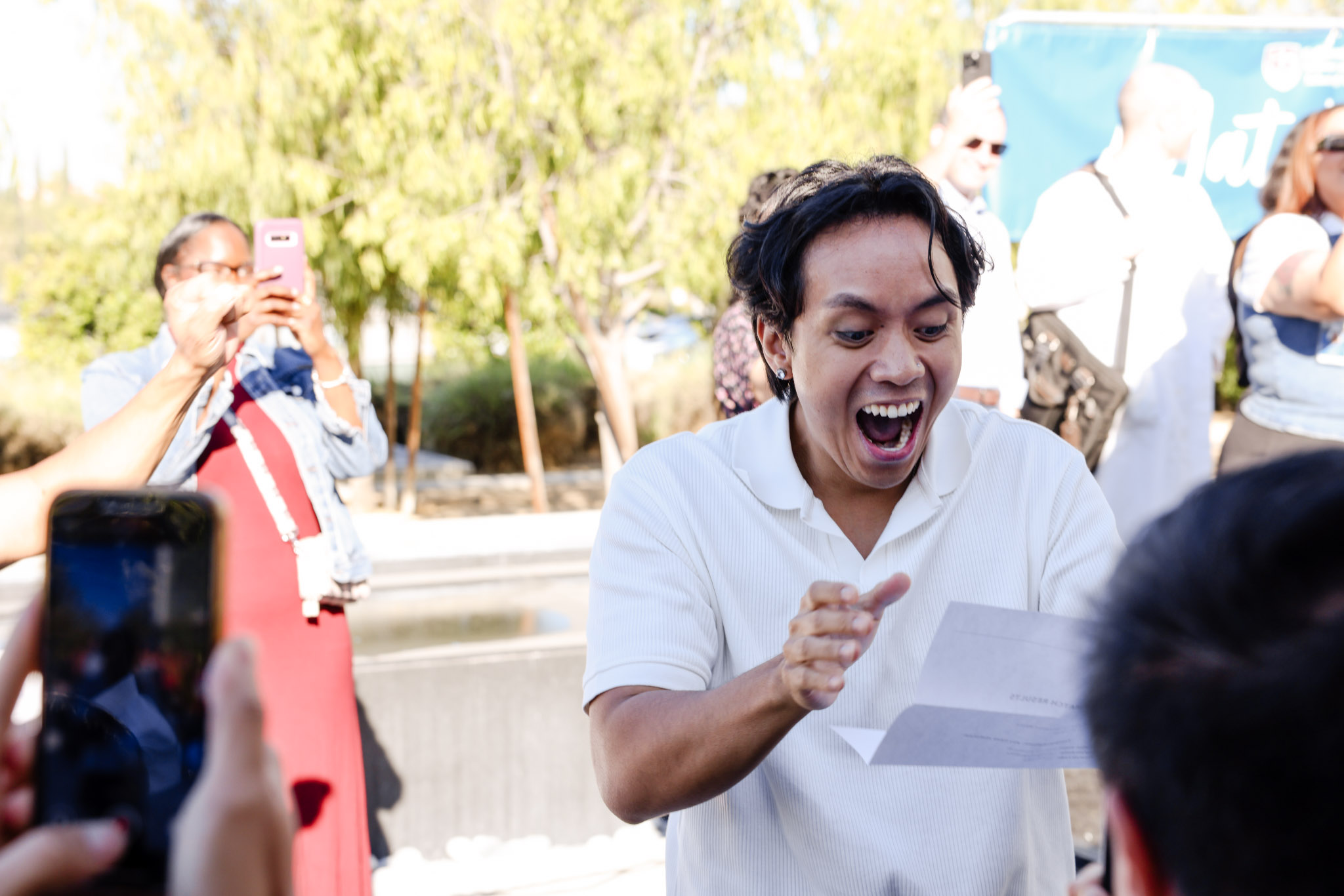 Student first look at letter